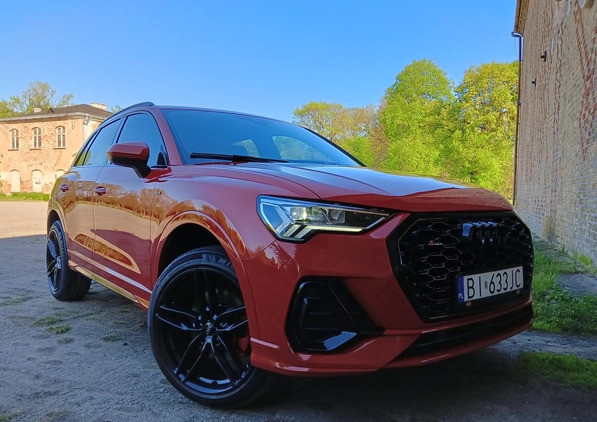 Audi Q3 cena 145000 przebieg: 55000, rok produkcji 2019 z Białystok małe 781